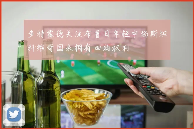 多特蒙德关注布鲁日年轻中场斯坦科维奇国米拥有回购权利